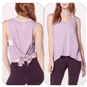 Lululemon Purple "Watch me Flip" Tank